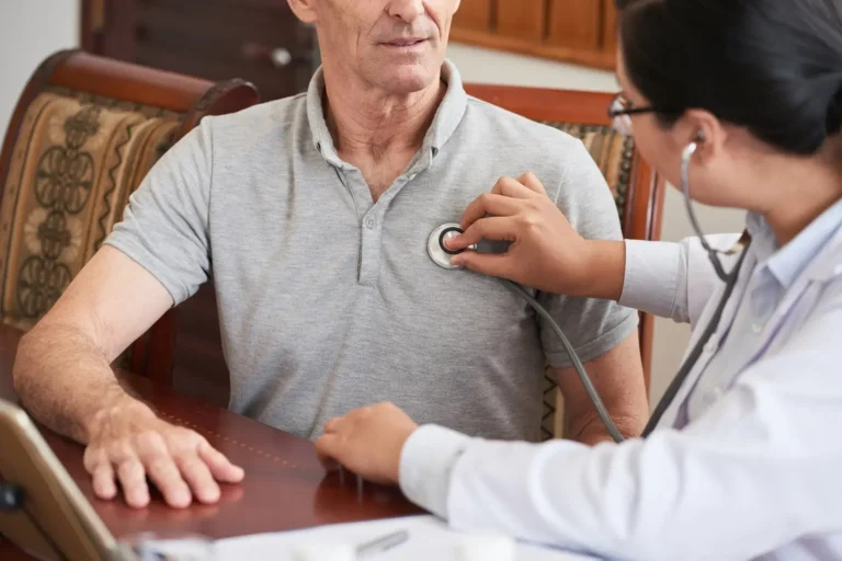 Cropped Doctor Checking up Heartbeat